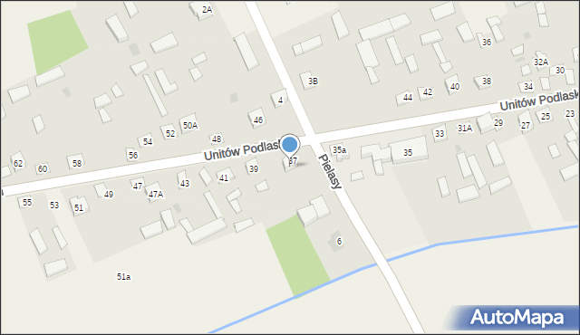 Hołubla, Unitów Podlaskich, 37A, mapa Hołubla