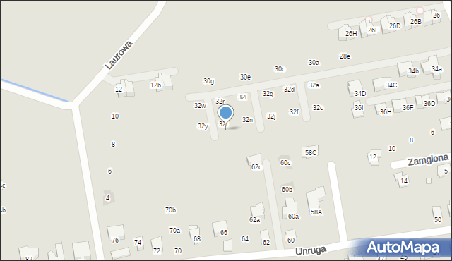 Kraków, Unruga Józefa, 32u, mapa Krakowa