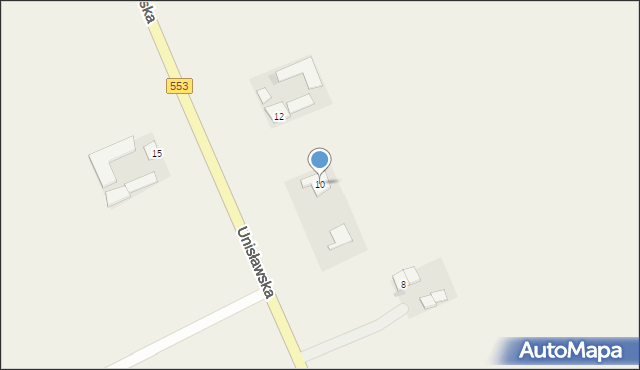 Przeczno, Unisławska, 10, mapa Przeczno