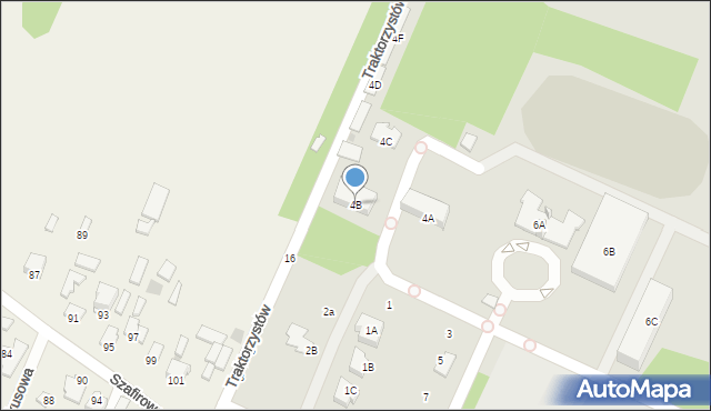 Radom, Uniwersytecka, 4B, mapa Radomia