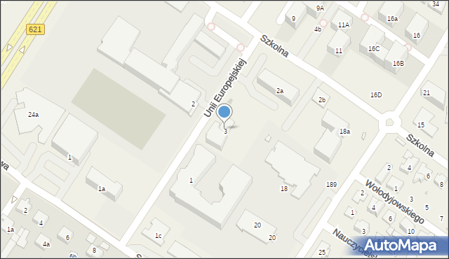 Raszyn, Unii Europejskiej, 5, mapa Raszyn