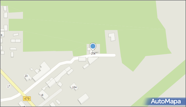 Sieradz, Uniejowska, 20a, mapa Sieradz