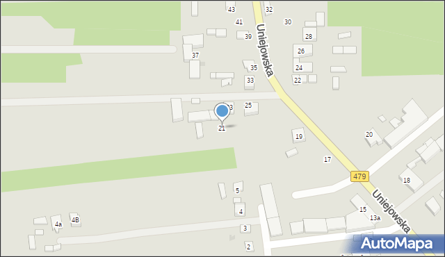 Sieradz, Uniejowska, 21, mapa Sieradz