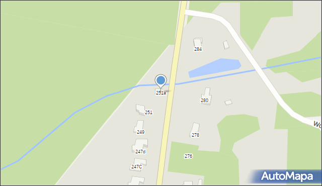 Sieradz, Uniejowska, 251a, mapa Sieradz