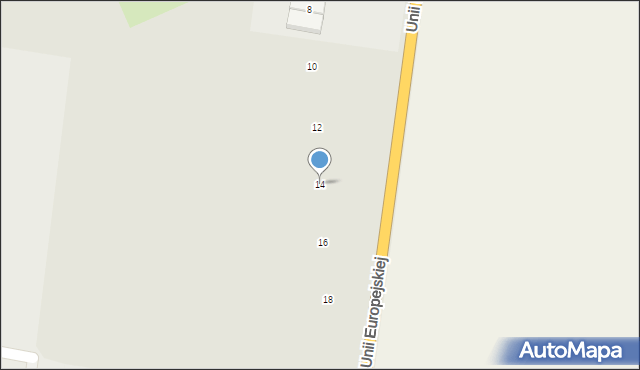 Skierniewice, Unii Europejskiej, 14, mapa Skierniewic