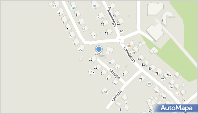 Starogard Gdański, Unruga Józefa, kadm., 10, mapa Starogard Gdański