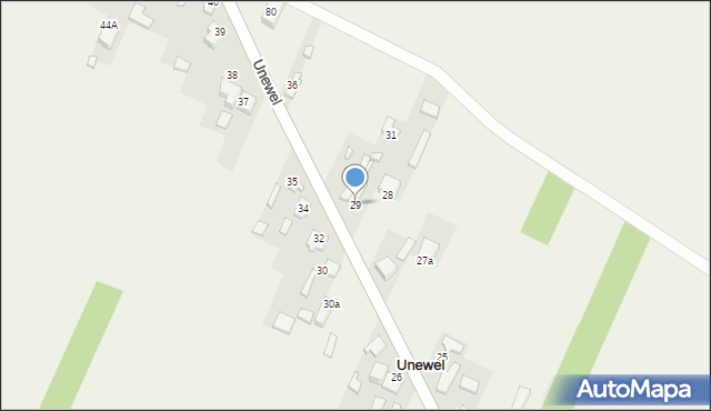 Unewel, Unewel, 29, mapa Unewel