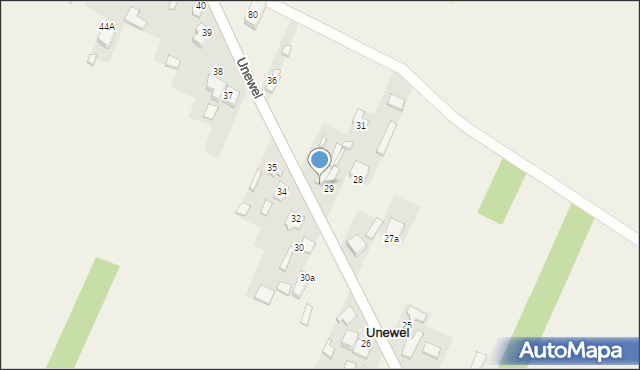 Unewel, Unewel, 33, mapa Unewel