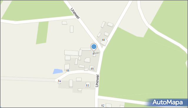 Unewel, Unewel, 67, mapa Unewel