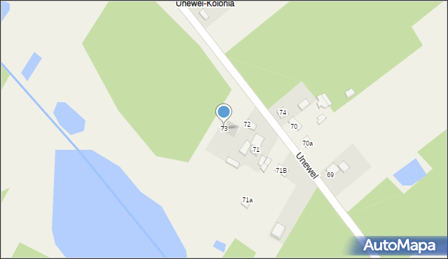 Unewel, Unewel, 73, mapa Unewel