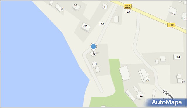 Unichowo, Unichowo, 34, mapa Unichowo