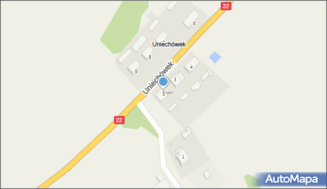 Uniechówek, Uniechówek, 2, mapa Uniechówek