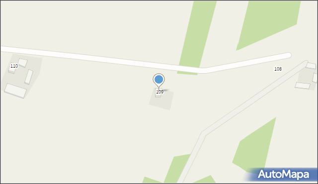 Unieck, Unieck, 109, mapa Unieck