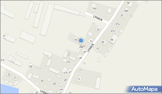 Unieck, Unieck, 49a, mapa Unieck