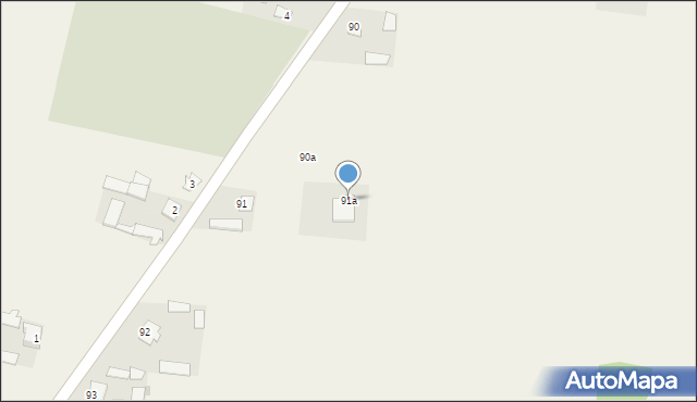 Unieck, Unieck, 91a, mapa Unieck