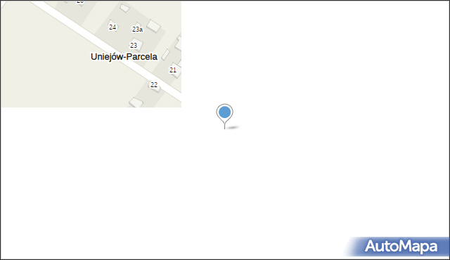 Uniejów-Parcela, Uniejów-Parcela, 20, mapa Uniejów-Parcela