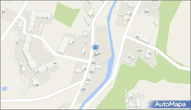 Uniejowice, Uniejowice, 164, mapa Uniejowice