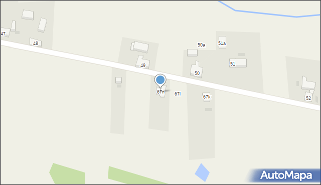 Uniemyśl, Uniemyśl, 67n, mapa Uniemyśl