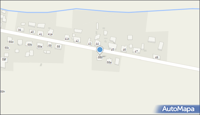 Uniemyśl, Uniemyśl, 68b, mapa Uniemyśl