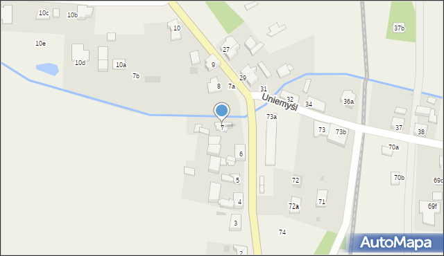 Uniemyśl, Uniemyśl, 7, mapa Uniemyśl