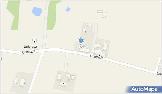 Unieradz, Unieradz, 6a, mapa Unieradz