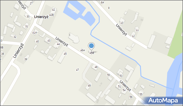 Unierzyż, Unierzyż, 46B, mapa Unierzyż