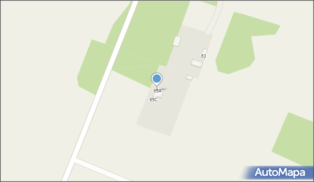 Unierzyż, Unierzyż, 65A, mapa Unierzyż