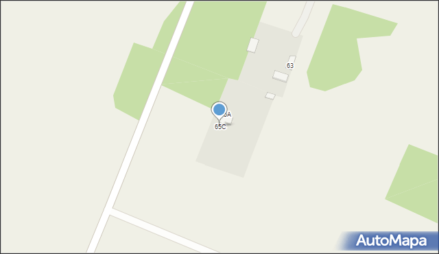 Unierzyż, Unierzyż, 65C, mapa Unierzyż