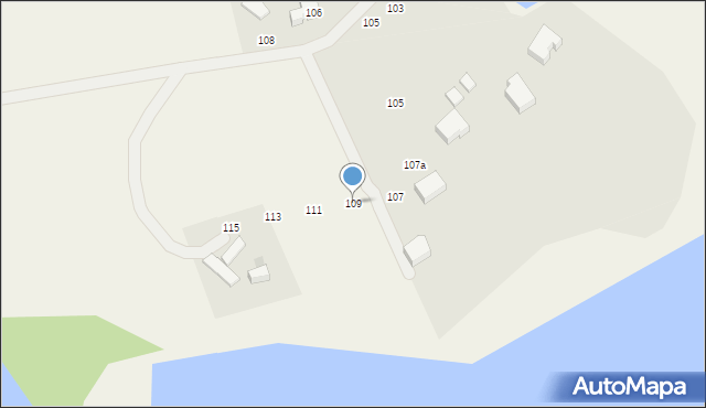 Unieszewo, Unieszewo, 109, mapa Unieszewo