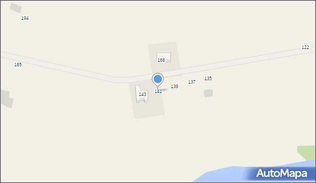 Unieszewo, Unieszewo, 141, mapa Unieszewo