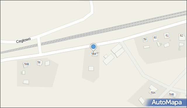 Unieszewo, Unieszewo, 58A, mapa Unieszewo