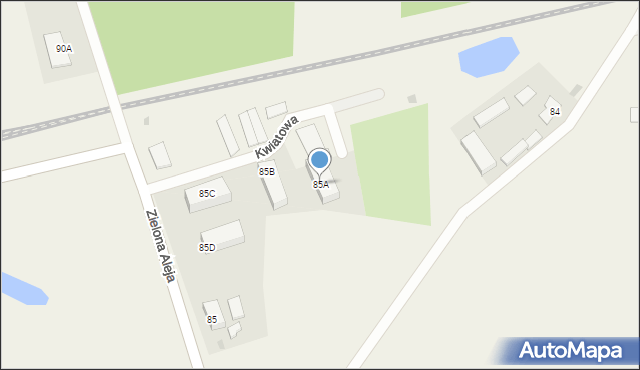 Unieszewo, Unieszewo, 85A, mapa Unieszewo