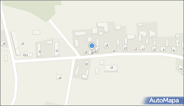 Uników, Uników, 18, mapa Uników