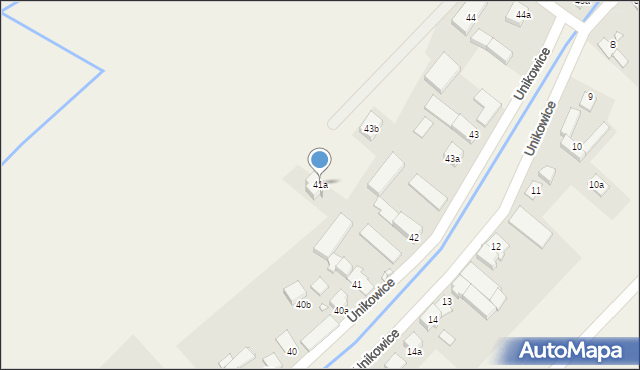 Unikowice, Unikowice, 41a, mapa Unikowice