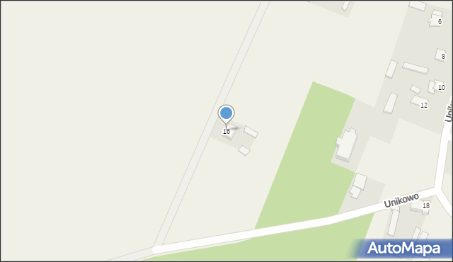 Unikowo, Unikowo, 16, mapa Unikowo