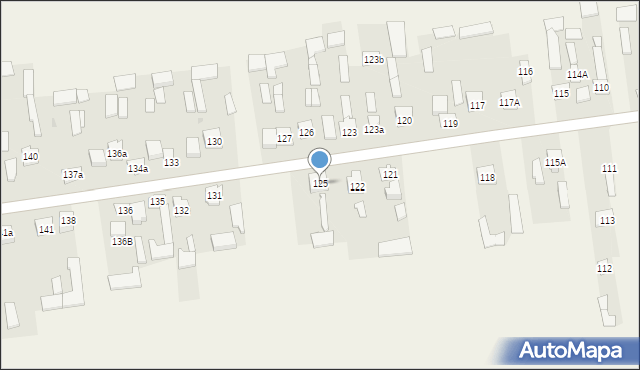 Unin, Unin, 125, mapa Unin