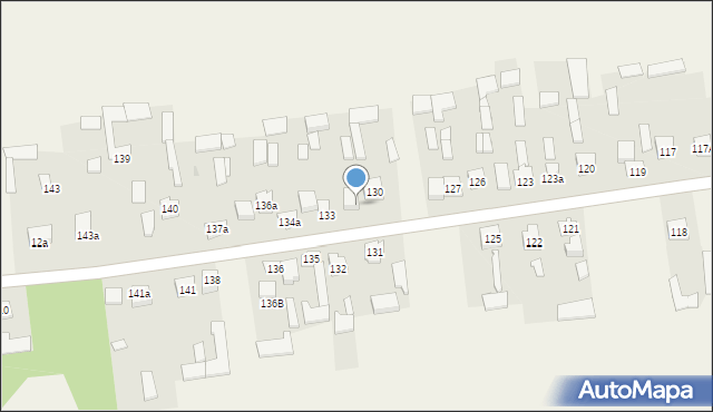 Unin, Unin, 131a, mapa Unin