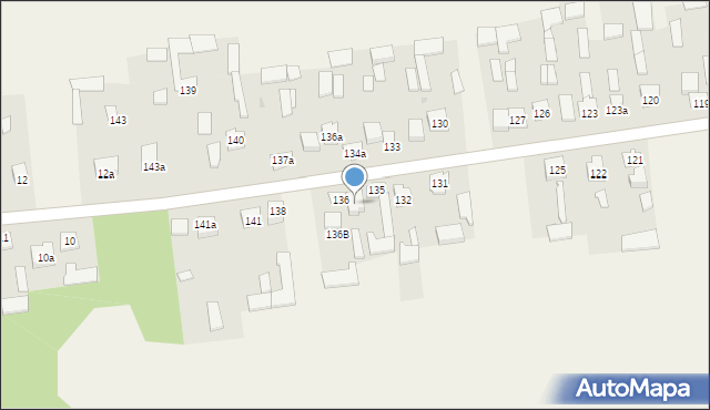 Unin, Unin, 135a, mapa Unin
