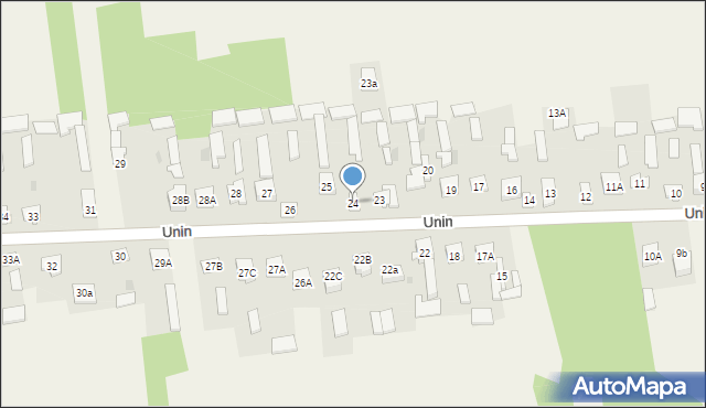 Unin, Unin, 24, mapa Unin