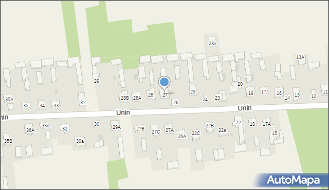 Unin, Unin, 27, mapa Unin