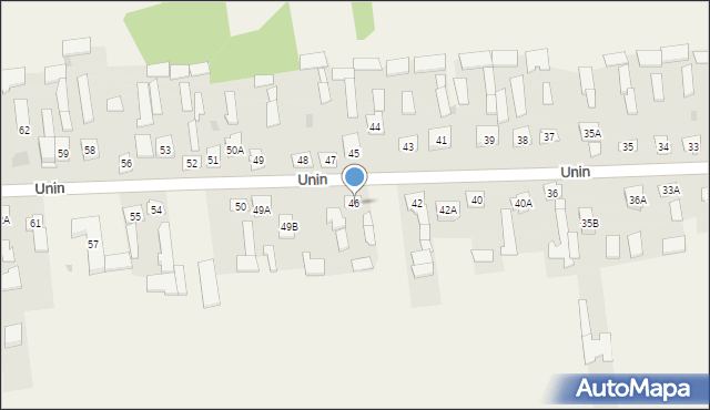 Unin, Unin, 46, mapa Unin