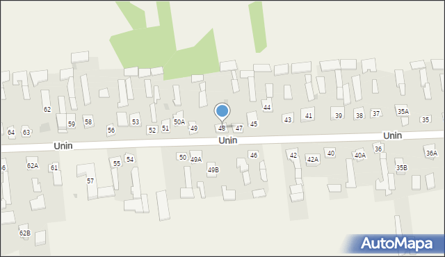 Unin, Unin, 48, mapa Unin