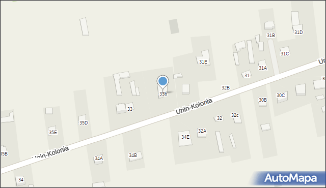 Unin-Kolonia, Unin-Kolonia, 33b, mapa Unin-Kolonia