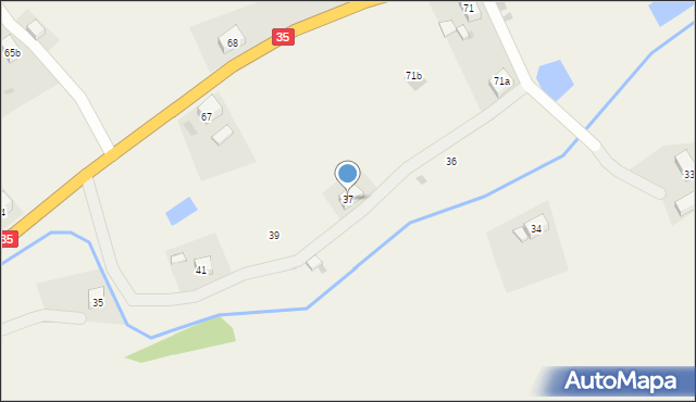 Unisław Śląski, Unisław Śląski, 37, mapa Unisław Śląski