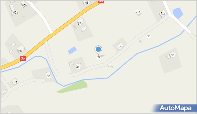 Unisław Śląski, Unisław Śląski, 39, mapa Unisław Śląski