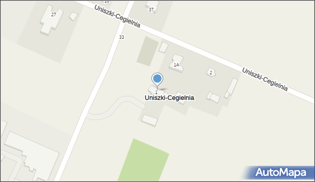 Uniszki-Cegielnia, Uniszki-Cegielnia, 34, mapa Uniszki-Cegielnia