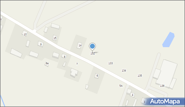 Uniszki Zawadzkie, Uniszki Zawadzkie, 132, mapa Uniszki Zawadzkie