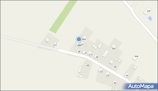Uniszki Zawadzkie, Uniszki Zawadzkie, 48b, mapa Uniszki Zawadzkie