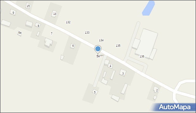 Uniszki Zawadzkie, Uniszki Zawadzkie, 5A, mapa Uniszki Zawadzkie