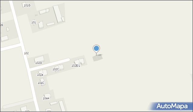 Uniszowice, Uniszowice, 102j, mapa Uniszowice